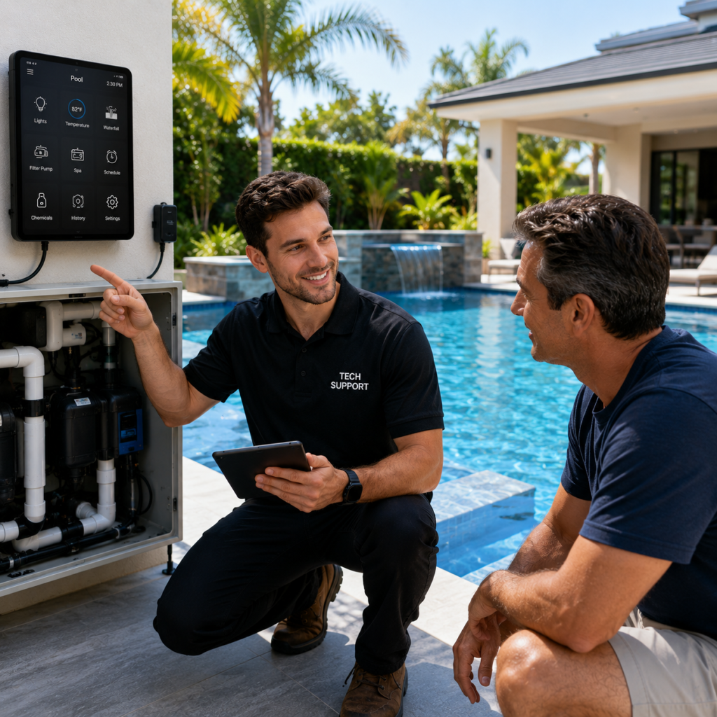 pool tech support