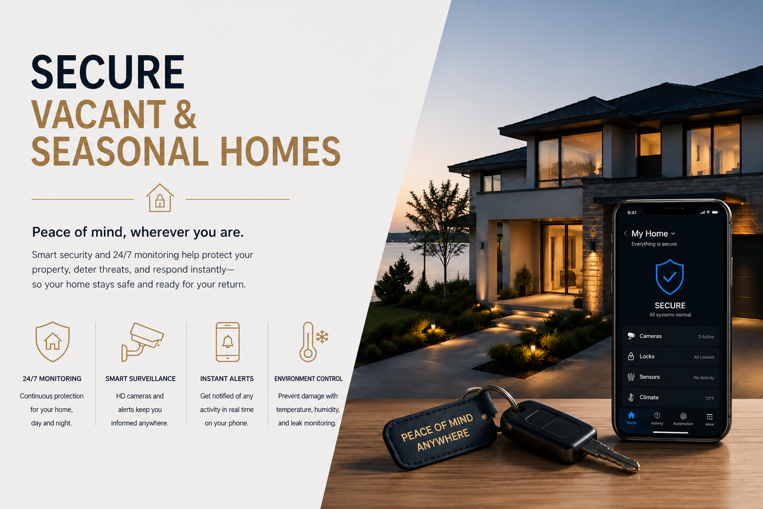 secure vacant & seasonal homes